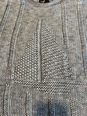 Sperry Gray Ribbed Knit Sweater